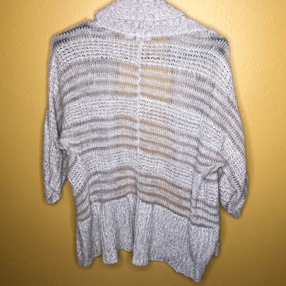 Cato Oatmeal Lightweight Sweater Cardigan, S - Picture 2 of 5